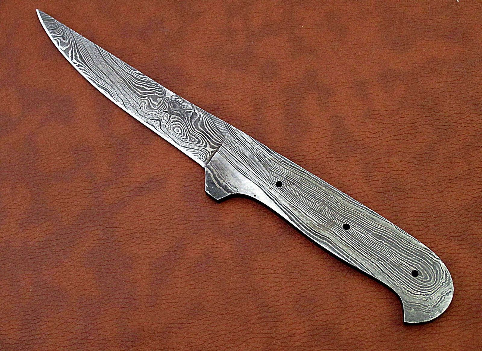 Knife Making Supplies, Damascus Steel Blank Blade 9.5.